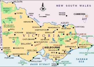 Map of Victoria